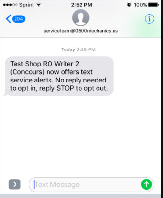 mass opt in text