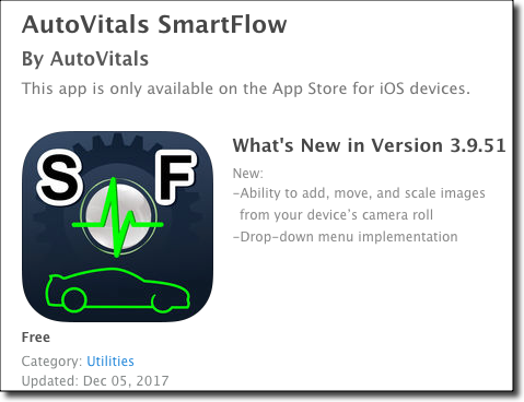 AutoVitals SmartFlow new version