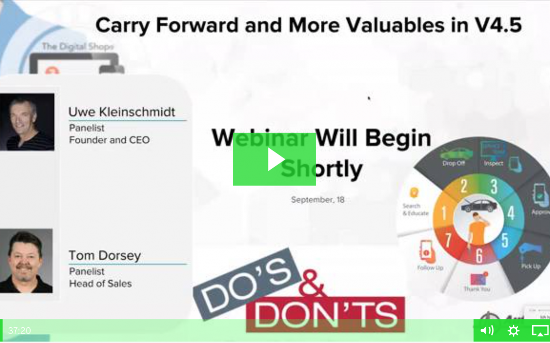 Carry Forward and Other Valuable New Features